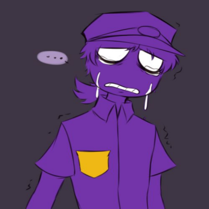 Purple Guy Crying Roblox decal