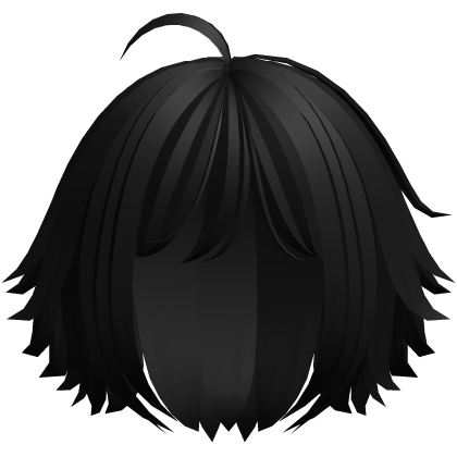  cute messy short bob in black