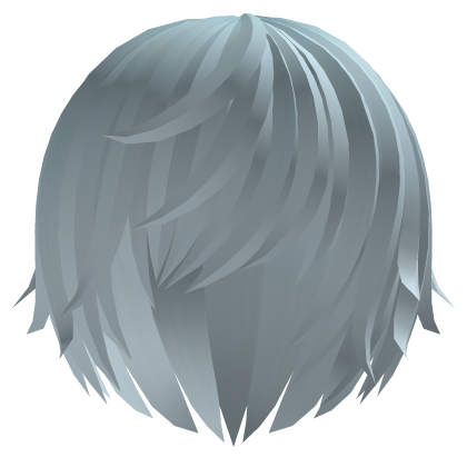 (;´༎҂ ᆺ ᗜ ༎`) Emo Fantasy Anime Hair ҂ Light Blue Roblox item