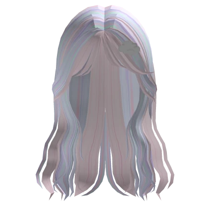 Cutie Rainbow Pastel Hair w Cloud ♡ Roblox item render