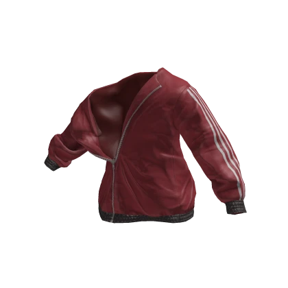Dark Red Oversized Open Off Shoulder Jacket | Roblox Item - Rolimon's