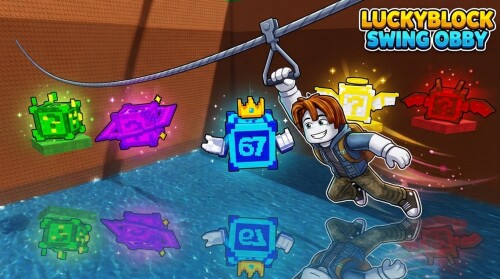 Lucky Block Swing Obby! [🎉 UPDATE]