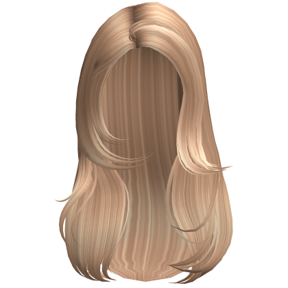 Blonde Long Side Part Layered Blowout Hair Roblox item