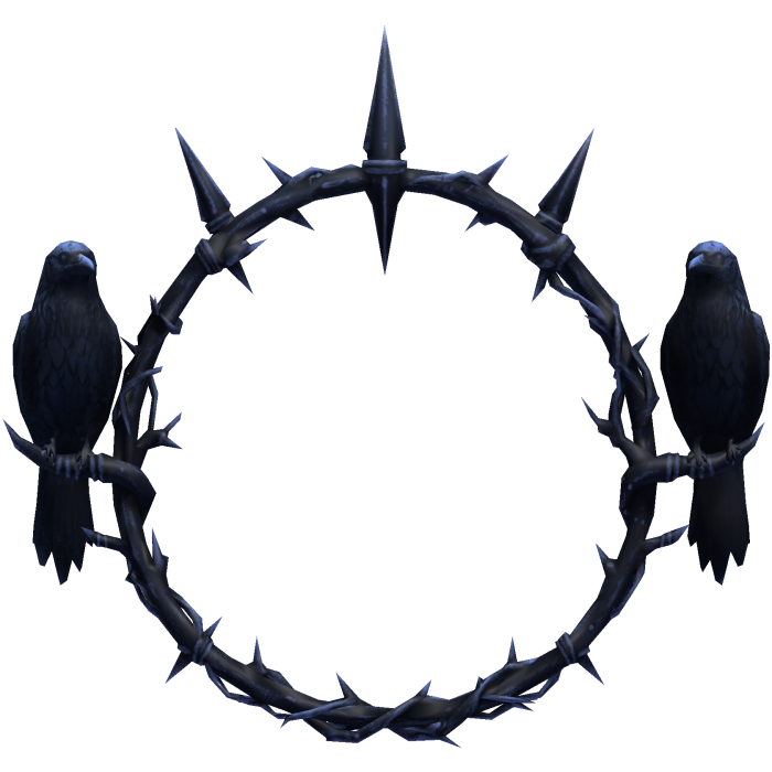 Navy Crow Halo