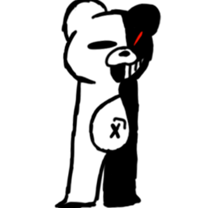 cursed monokuma Roblox decal