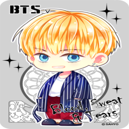 Chibi V from Blood, Sweat and Tears Roblox decal