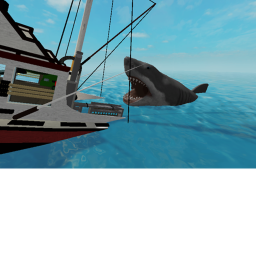 water and shark game thingy