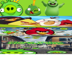 Green piggy man