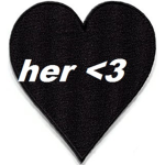me + her = happy
