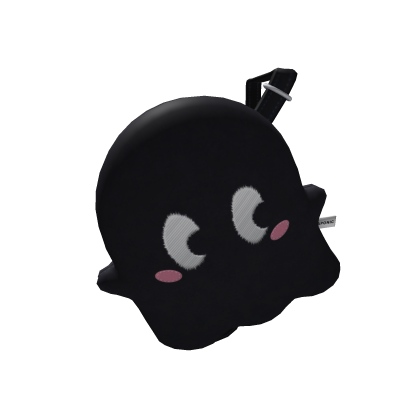 Black Ghost Plush One-Strap Backpack