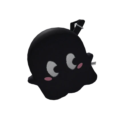 Black Ghost Plush One-Strap Backpack | Roblox Item - Rolimon's