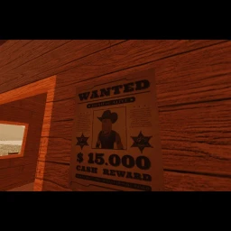 Dead red western icon