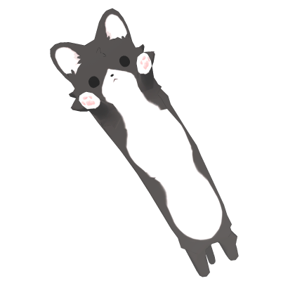 Long Tuxedo Cat Plush Roblox item