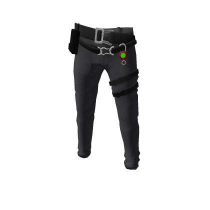 Black police pants