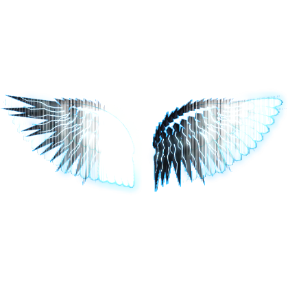 Animated Ice Angel Demon Wings (Glowing)