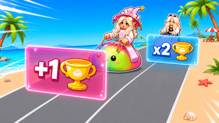 Dumpling Squishy Race game thumbnail