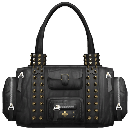 Black Gold Punk Goth Y2K Bag [3.0]