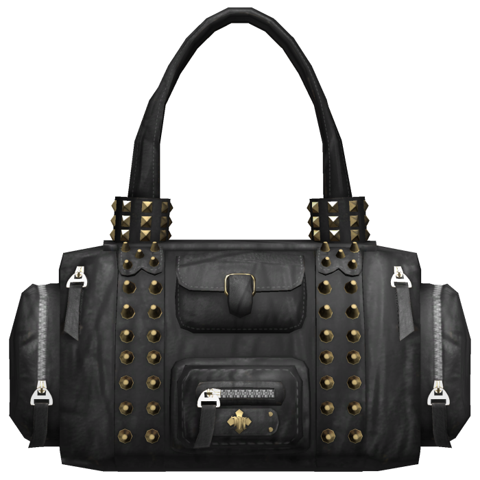 Black Gold Punk Goth Y2K Bag [3.0]