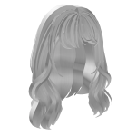Pretty Wavy Hair White