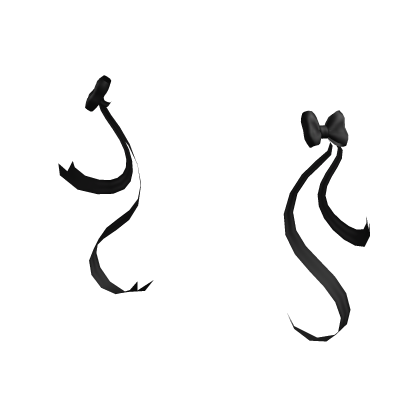 Wirst Ribbon Bows in Black