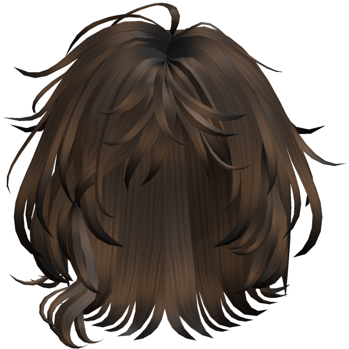 Soft Wavy Shag Hair - Brown