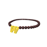 Golden W  Necklace