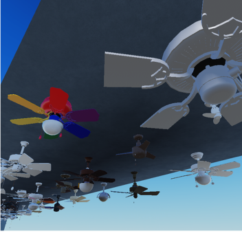 Mini Ceiling fan display Literally