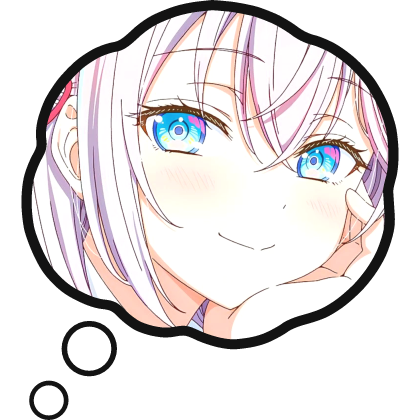 Alya Kujou Roshidere Thinking Bubble
