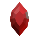 Red Diamond Forehead Implant 💎