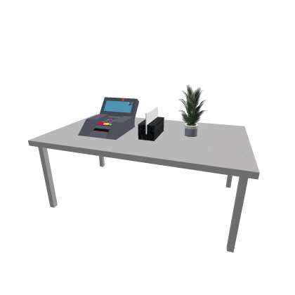 Card Terminal (no hand rest detailed version)