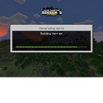Minecraft Starting Screen