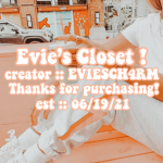 Evie’s Closet !