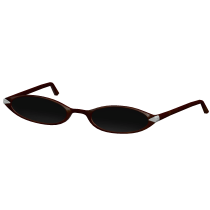 Tilted Brown Sunglasses