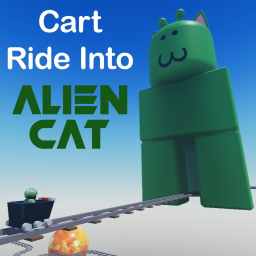 Cart Ride into Alien Cat