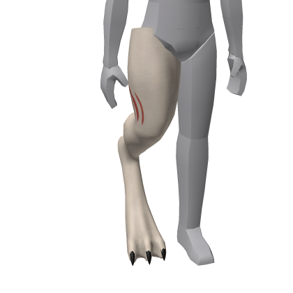 Roblox Item Tribal Wolf - Right Leg