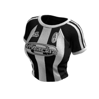 Striped Sporty Tee (Black White)