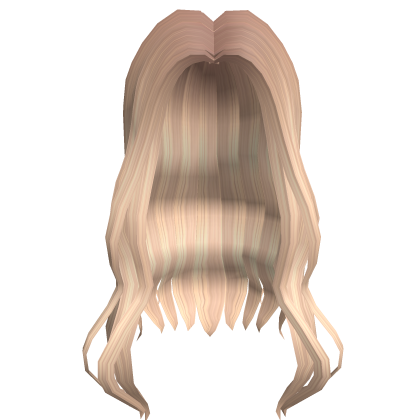 Blonde curly everyday hair Roblox item