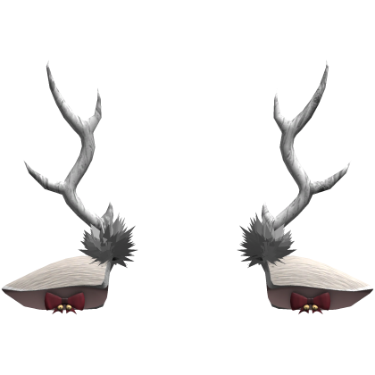 white christmas deer