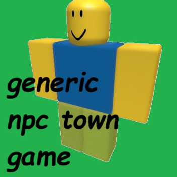 generic npc town game