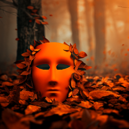 culte du masque orange
