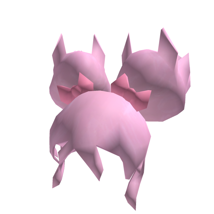 classic fluffy pink buns