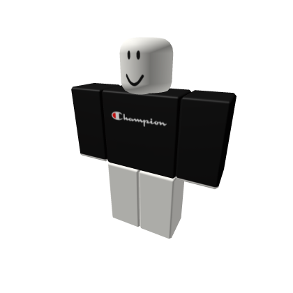 BLACK CHAMP CREWNECK