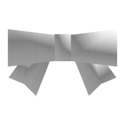 Cute Hair Bow Tie (White) Roblox item