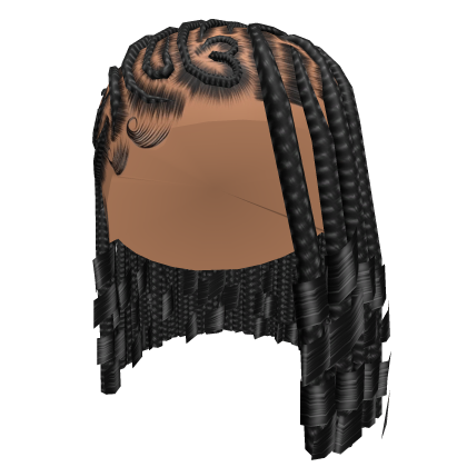 black fulani heart braids bob Roblox item