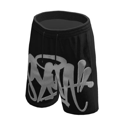 Y2K Syna World Black Shorts thumbnail