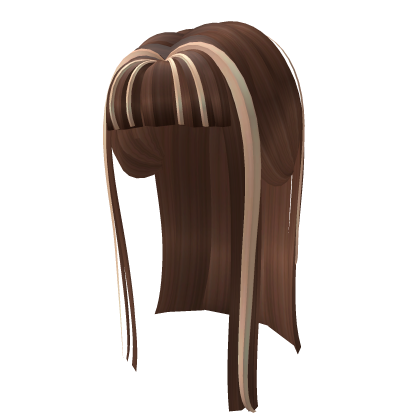 Y2K brown with blonde straight hair  Roblox item