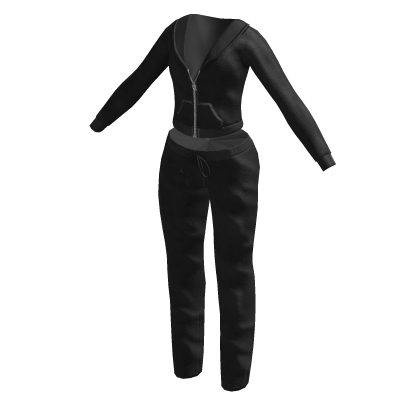 Black Juicy Loungewear Set