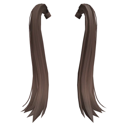 Brown Long Pigtail Hair Extensions Roblox Item Rolimon s