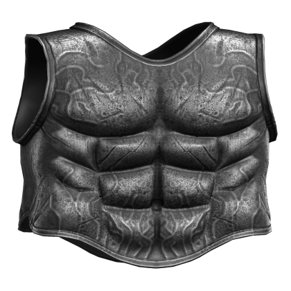 Silver Spartan Armor Chestplate Roblox item