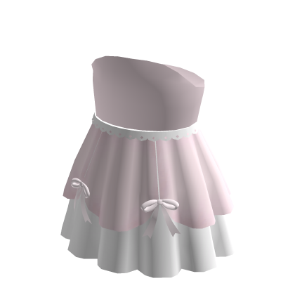 (pink) cute summer dress laced thumbnail